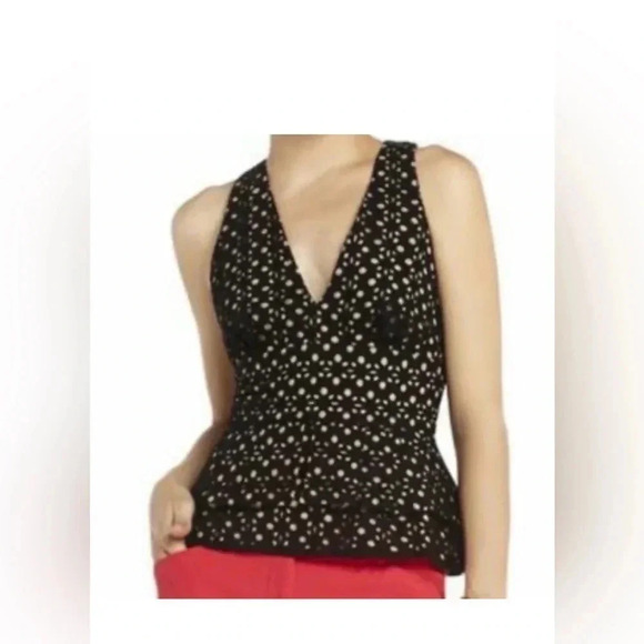 BCBG - Karlie Halter Eyelet Top NWOT. Size S - Picture 1 of 11